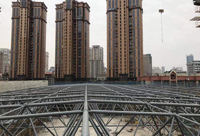 诸暨螺栓球网架结构